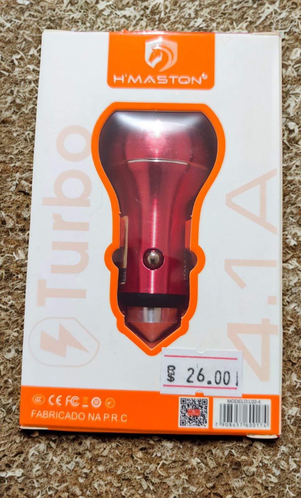 Carregador Veicular 4.1 Turbo Hmaton  L024