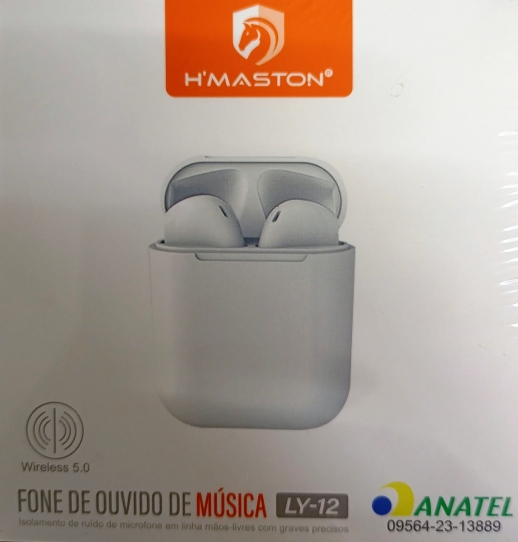 FONE DE OUVIDO BLUETOOTH LY-12 H'MASTON BRANCO