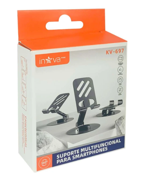 SUPORTE MULTIFUNCIONAL PARA SMARTPHONES