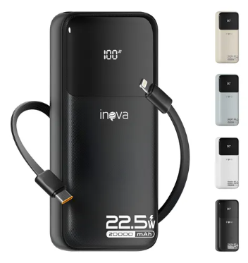 CARREGADOR POWER BANK 20000MAH INOVA POW-13016