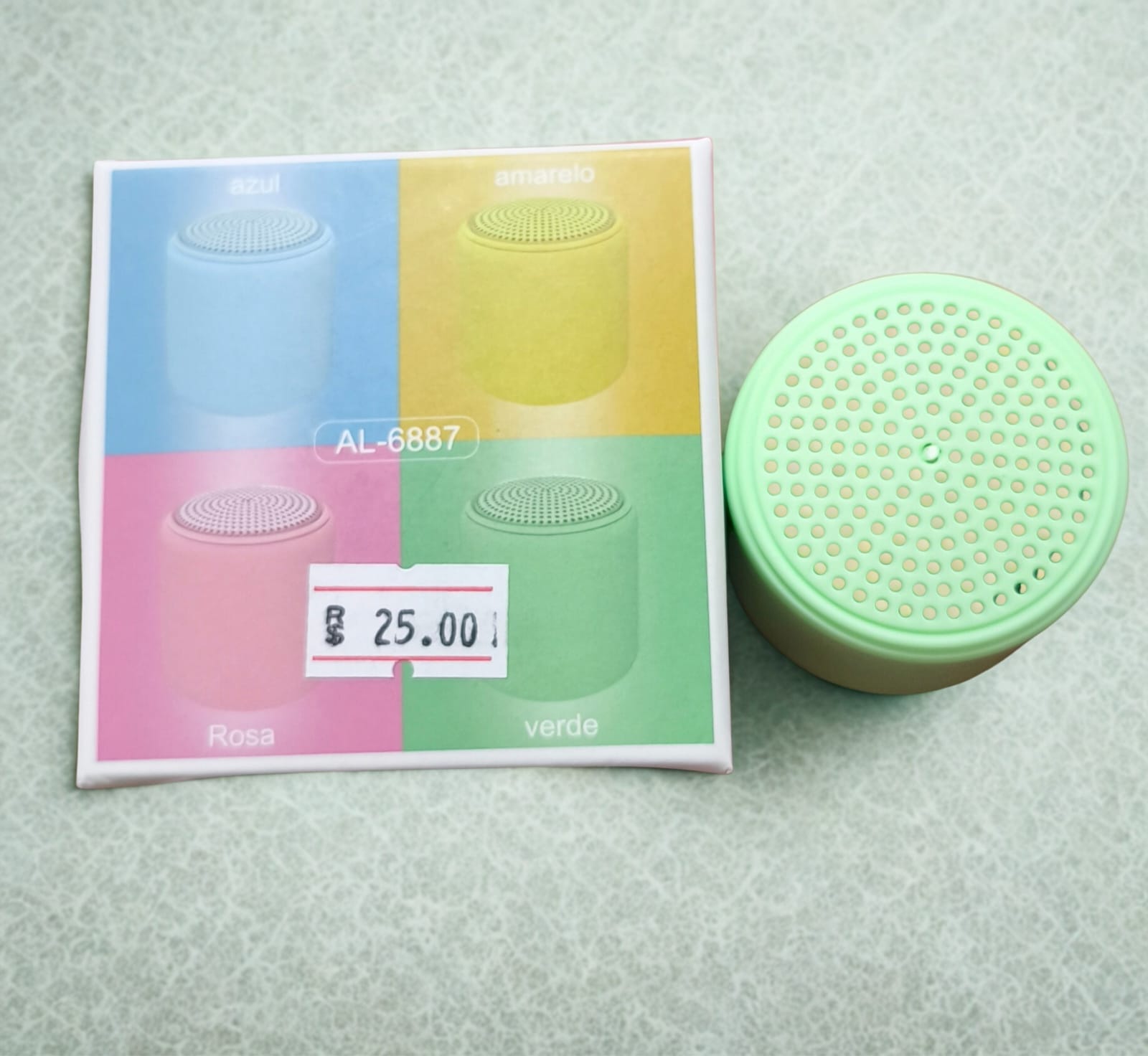 Mini Caixinha de Som Cores AL6887