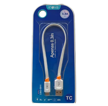 CABO DE DADOS USB/TIPO C CBO-5911 INOVA 30CM
