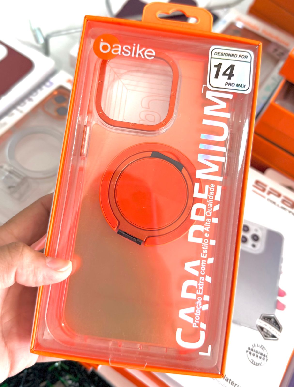 CAPA IPHONE PREMIUM BASIKE COLORIDA (SOB ENCOMENDA)