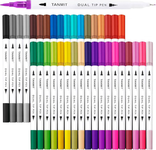 CANETINHA DOUBLE HEAD COLOURED PEN 36 CORES