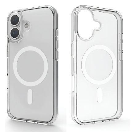 CAPA IPHONE 16 TRANSPARENTE MAGNETIC