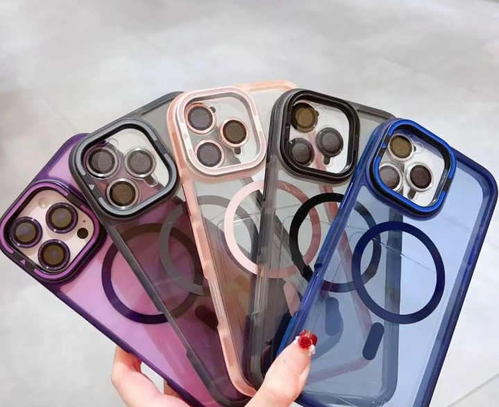 CAPA IPHONE 15 METAL STAND CASE