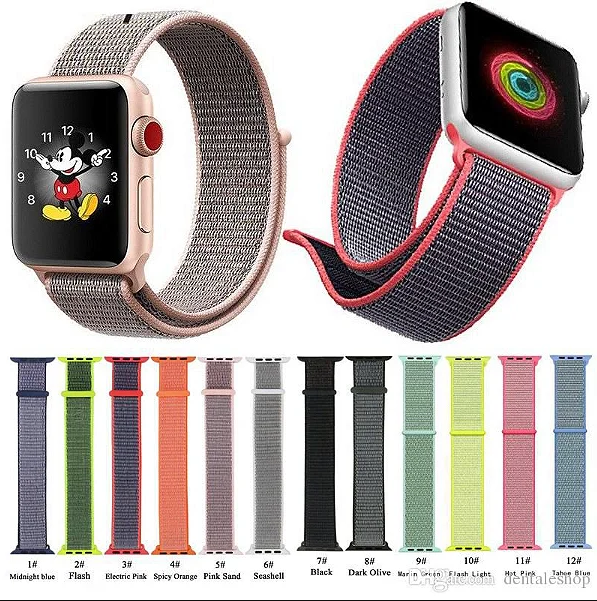 PULSEIRA RELÓGIO NYLON 38-49MM