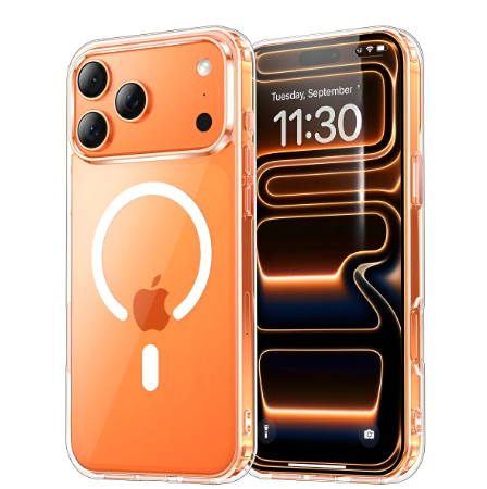 CAPA IPHONE 17 PRO MAX TRANSPARENTE MAGNETIC