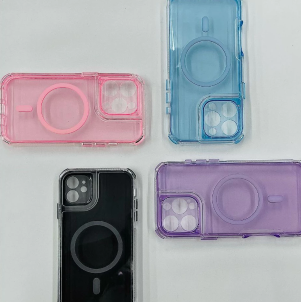 CAPA IPHONE 12 PRO MAX 2 EM 1 MAGSAFE ANTI IMPACTO MOKINGO