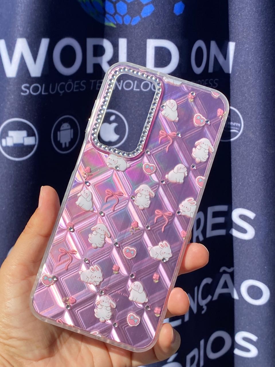 CAPA SAMSUNG A16 PERSONALIZADA C/ PINGENTE