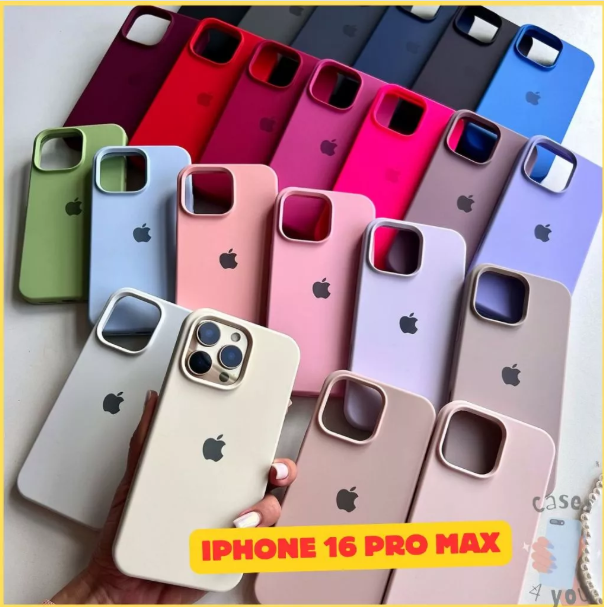 CAPA IPHONE 16 PRO MAX SILICONE CASE