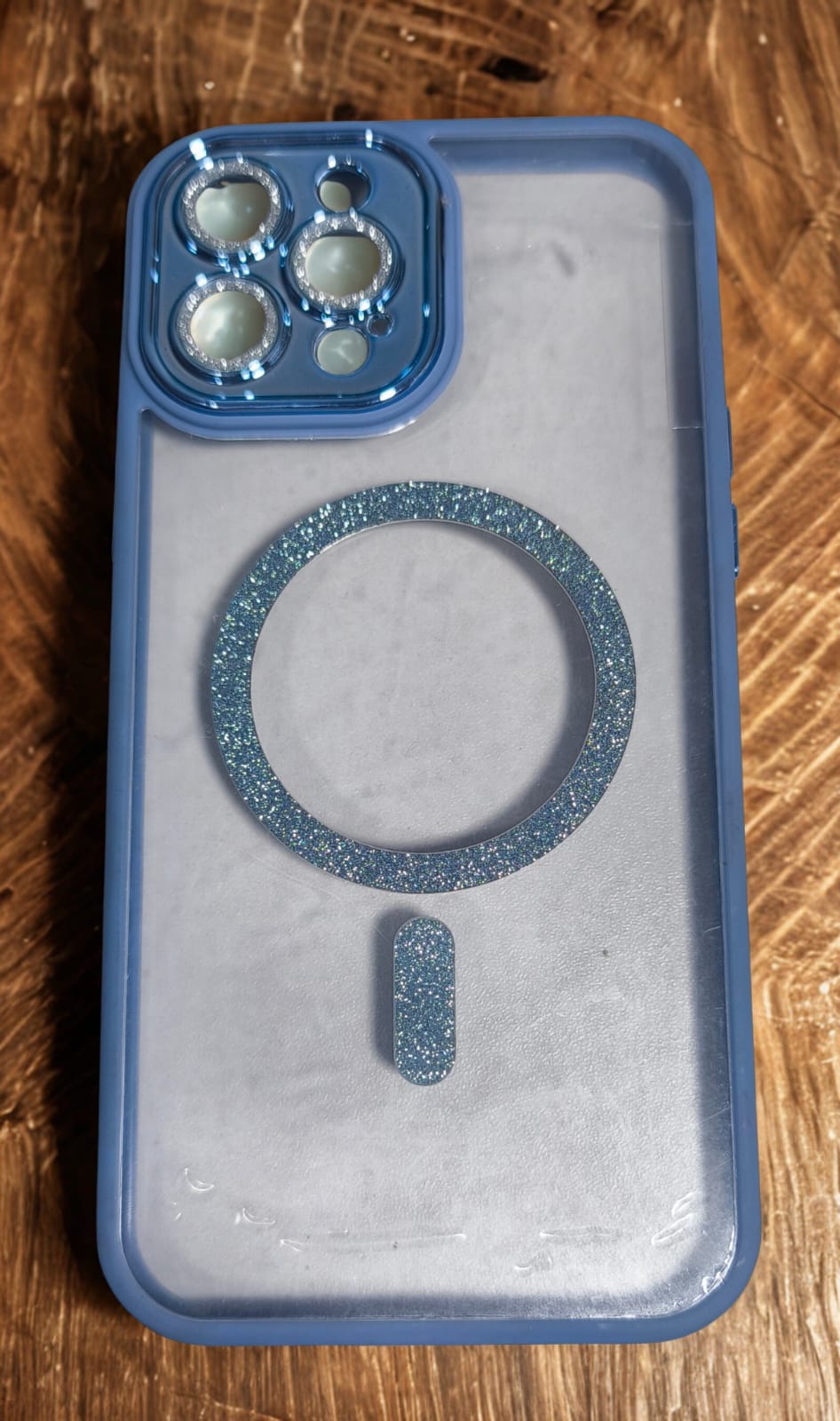 Capa Iphone 14 Peras Azul