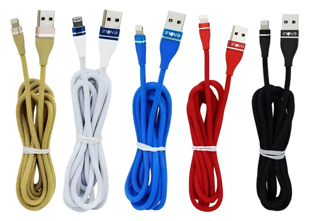 CABO DE DADOS USB/LIGHTNING 1M KV-107 INOVA